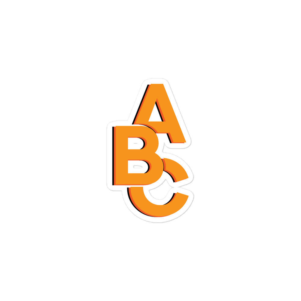 ABC sticker