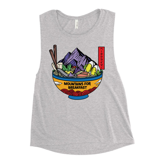 Mountains for Breakfast Muscle Tank
