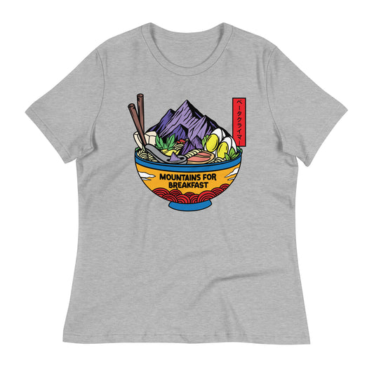 Women's Mountains for Breakfast Tee